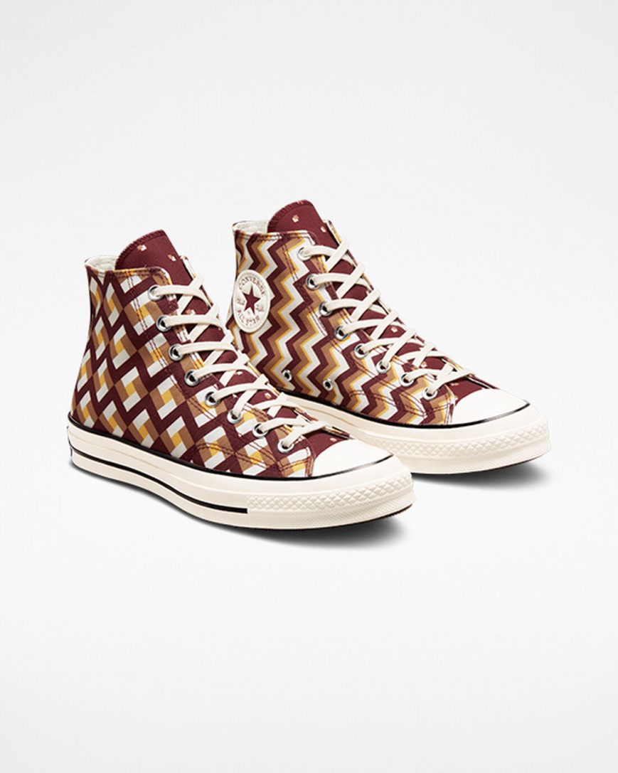 Tenisi Inalti Barbati Converse Chuck 70 Twisted Classics Rosii Inchis Albastru Deschis | RO 13YTHO195